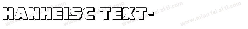 HanHeiSC Text字体转换